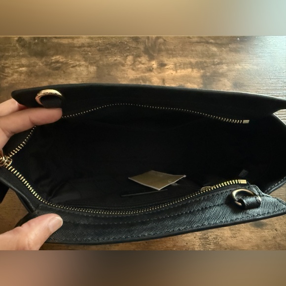 Michael Kors Black Crossbody Bag with Gold Studs NWT - Picture 6 of 7